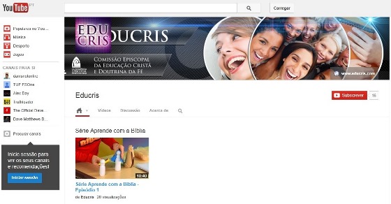 Educris chega ao Youtube
