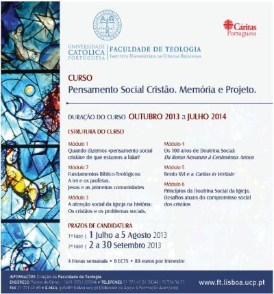 UCP: Novo curso reflete sobre o pensamento social cristão